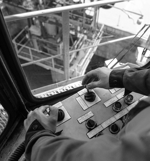 Kraanmachinisten voor laden en lossen