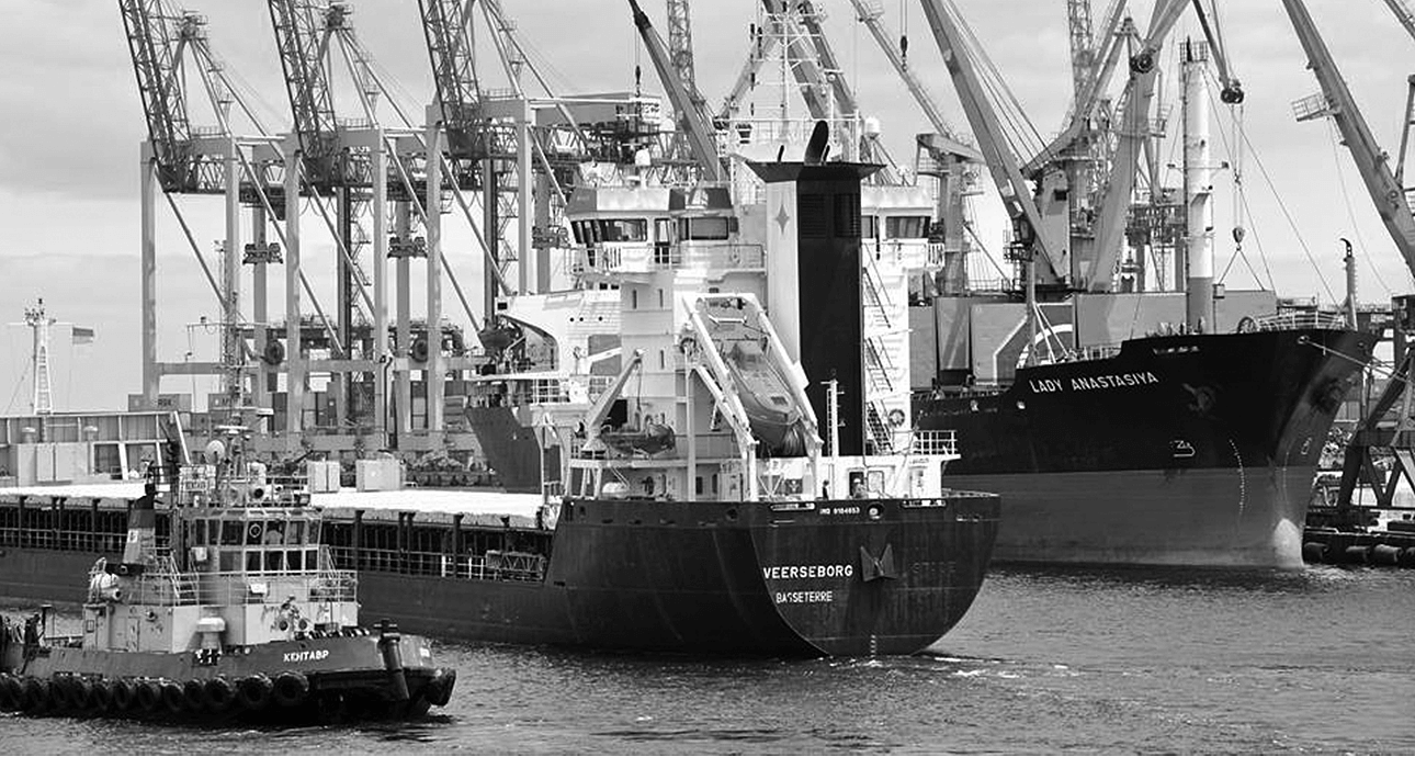 Havenkapitein tijdens havenoperaties
